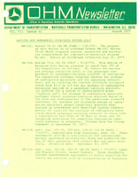 Office of Hazardous Materials Operations Newsletter August 1977