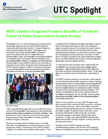 MATC Scholars Program Promotes Benefits of Graduate School to UnderRepresented Student Groups