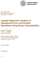 Logistic Regression Analysis of Operational Errors and Routine Operations Using Sector Characteristics