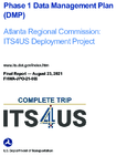 Phase 1 Data Management Plan DMP Atlanta Regional Commission ITS4US Deployment Project