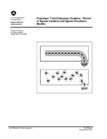 Passenger train emergency systems  review of egress variables and egress simulation models