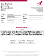 Economic and Environmental Impacts of Alternative Transportation Technologies
