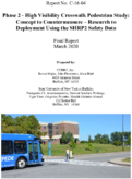 Phase 2  High Visibility Crosswalk Pedestrian Study Concept to Countermeasure  Research to Deployment Using the SHRP2 Safety Data