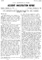 Investigation of Aircraft Accident CIVIL AERONAUTICS ADMINISTRATION NAVAJO PEAK WARD COLORADO 19480121
