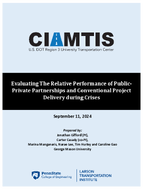 Evaluating the Relative Performance of PublicPrivate Partnerships and Conventional Project Delivery During Crises