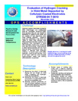 Evaluation of Hydrogen Cracking in Weld Metal Deposited Using Cellulosic Electrodes