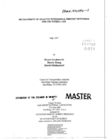 Development of analytic intermodal freight networks for use within a GIS