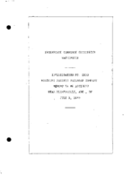 Interstate Commerce Commision Report of the Accident  Investigation Occuring on the MISSOURI PACIFIC RAILROAD PLUMERVILLE AR
