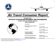 Air Travel Consumer Report February 2019