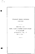Interstate Commerce Commision Report of the Accident  Investigation Occuring on the ELGIN JOLIET AND EASTERN RAILWAY CAVANAUGH IN