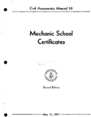 CAM 53 Mechanic School Certificates 1957