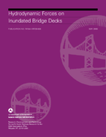 Hydrodynamic forces on inundated bridge decks