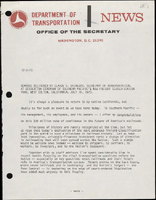 Remarks Delivered by Claude S Brinegar Secretary of Transportation at Dedication Ceremony of Southern Pacifics New Freight Classification Yard