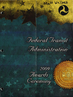 Federal Transit Administration 2009 Awards Ceremony