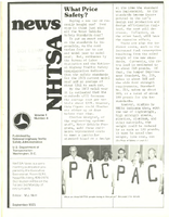 NHTSA News September 1975 Vol 1 No  4