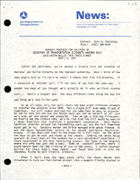 Remarks Prepared for Delivery by Secretary of Transportation Elizabeth Hanford Dole WashingtonDulles Task Force Dinner