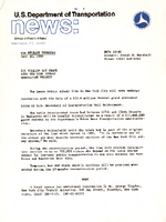 US Department of Transportation News Office of Public Affairs UMTA 1980 21 Million DOT Grant Aids New York Subway Renovation Project
