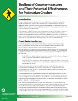 Toolbox of Countermeasures and Their Potential Effectiveness for Pedestrian Crashes