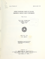 Hybrid materials substitution for Oldsmobile Omega Xbody components  final report