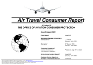 Air Travel Consumer Report August 2023