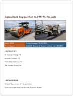 Consultant Support for ICPMTPS Projects