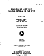 Evaluation of Safety Belt Education Program for Employees