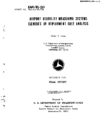 Airport Visibility Measuring Systems Elements of Deployment Cost Analysis