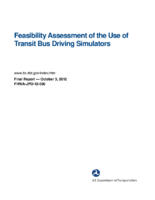 Feasibility assessment of the use of transit bus driving simulators  final report