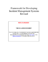 Framework For Developing Incident Management Systems Revised