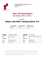 Urban LastMile Transportation 40