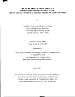 Land Use and Innovative Funding Impacts in a Permanent BuswayParkandRide Transit System Land Use Data Base for Houstons Transitway Corridors and Second Year Summary
