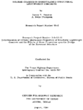 Volume changes in unrestrained structural lightweight concrete
