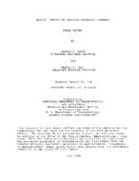 Quality control of recycled asphaltic concrete  final report