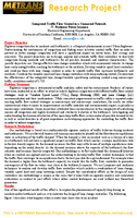 Integrated Traffic Flow Control in a Connected Network Brief