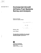 Commercial Aircraft Airframe Fuel Systems Survey and Analysis