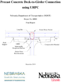 Precast Concrete DecktoGirder Connection Using UHPC