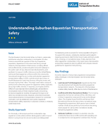 Understanding Suburban Equestrian Transportation Safety Policy Brief