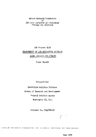 Measurement of Air Navigation Accuracy Along Certain VOR Airways