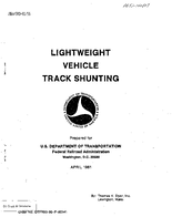 Lightweight Vehicle Track Shunting