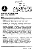 AC 111A Airspace RuleMaking Proposals and Changes to Air Traffic Control Procedures