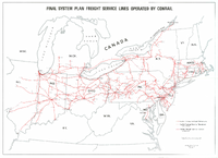 Final System Plan Freight Service Lines Operated by ConRail