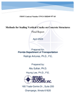 Methods for Sealing Vertical Cracks on Concrete Structures