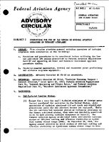 AC 9110A Suggestions for Use of ILS Minima by General Aviation Operators of Turbojet Airplanes