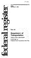 PART 121 AMENDMENTS 121243