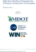Recruit and MaintainUpgrade a HighTech Workforce for Emerging Technologies