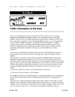 Access ITS America Traffic Information on the www