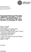 Vaporized Hydrogen Peroxide VHP Decontamination of a Section of a Boeing 747 Cabin