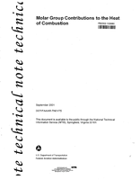 Molar Group Contributions to the Heat of Combustion