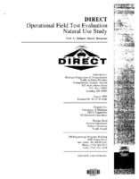 DIRECT Operational Field Test Evaluation Natural Use Study Part 1 Subject Stated Response