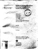 Transfer of Training Effectiveness of Personal ComputerBased Aviation Training Devices